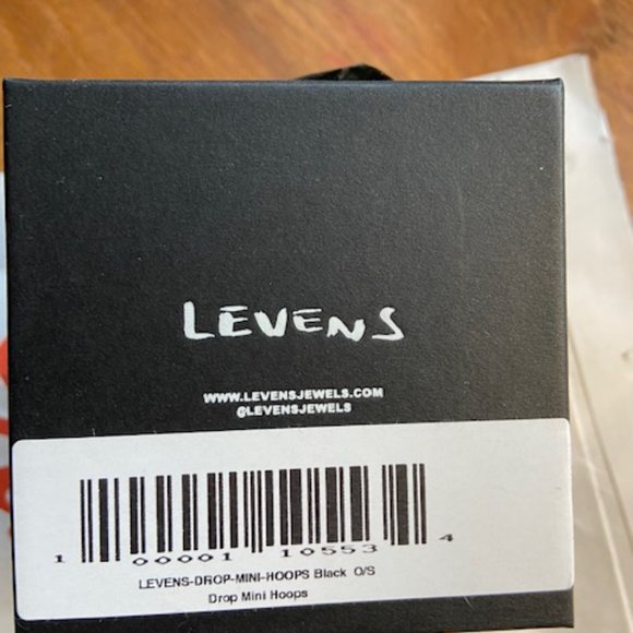 Levens Lisa Says Gah Drop Mini Hoops - Picture 2 of 2